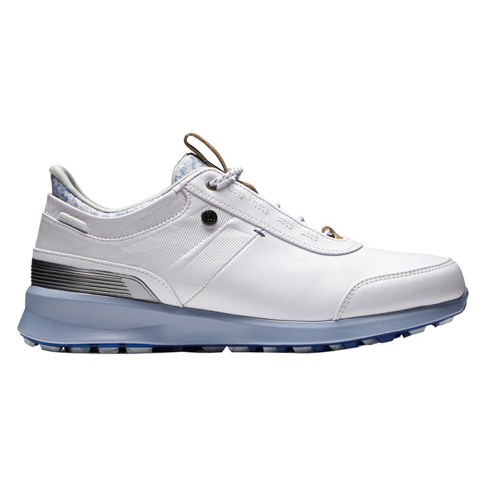 FootJoy FJ Stratos Luxury Casual Spikeless Golf Shoes Previous Season Style White Fashion Print - 21 Women