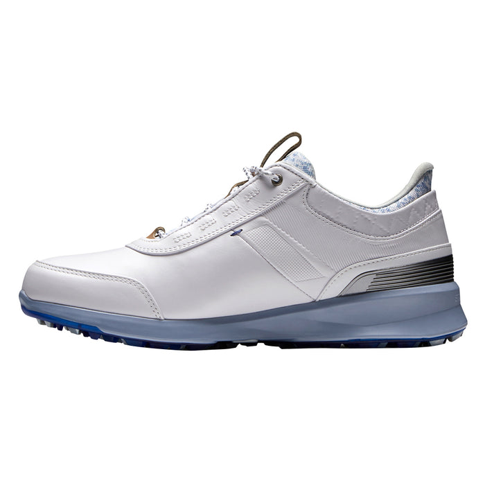 FootJoy FJ Stratos Luxury Casual Spikeless Golf Shoes Previous Season Style White Fashion Print - 21 Women