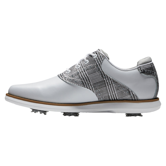 FootJoy FJ Traditions Golf Shoes Previous Season Style White/Multi/Gray - 21 Women