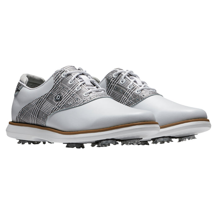 FootJoy FJ Traditions Golf Shoes Previous Season Style White/Multi/Gray - 21 Women