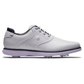 FootJoy Traditions Golf Shoes Previous Season Style White/Purple - 24 Women