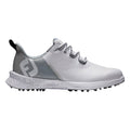 FootJoy Fuel Spikeless Golf Shoes Previous Season Style White/Gray - 24 Women