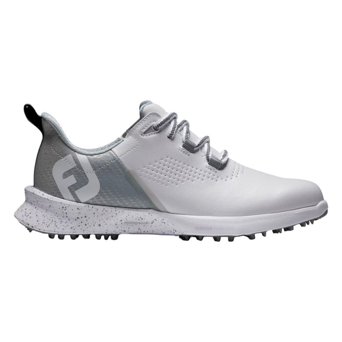 FootJoy Fuel Spikeless Golf Shoes Previous Season Style White/Gray - 24 Women