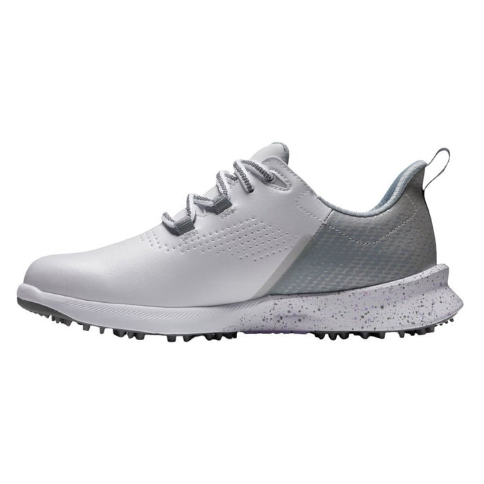 FootJoy Fuel Spikeless Golf Shoes Previous Season Style White/Gray - 24 Women