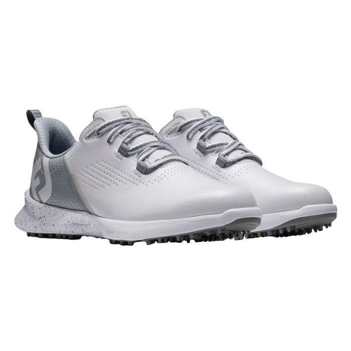FootJoy Fuel Spikeless Golf Shoes Previous Season Style White/Gray - 24 Women