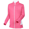 FootJoy Full Zip Midlayer Golf Jacket Hot Pink/White - FW20 Women