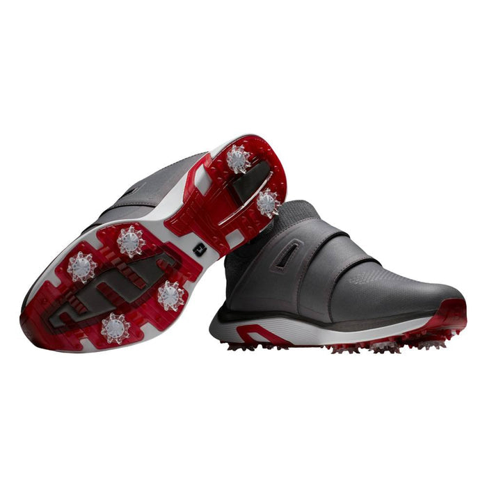 FootJoy HyperFlex BOA Golf Shoes Previous Season Style Charcoal/Gray/Red - 24 Men