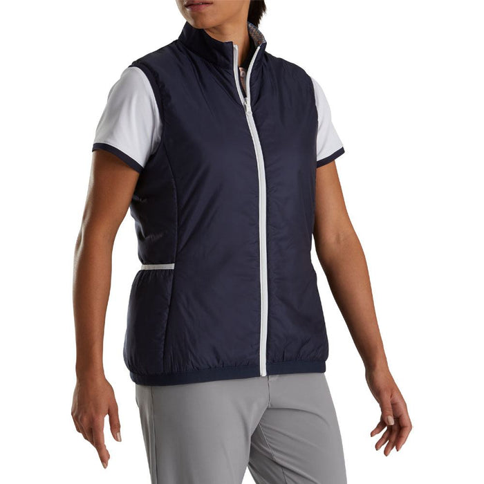 FootJoy Insulated Reversible Golf Vest Navy - FA23 Women