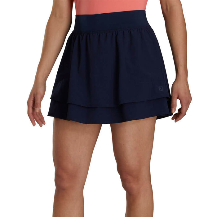 FootJoy Lightweight Woven Golf Skort Navy - SS26 Women