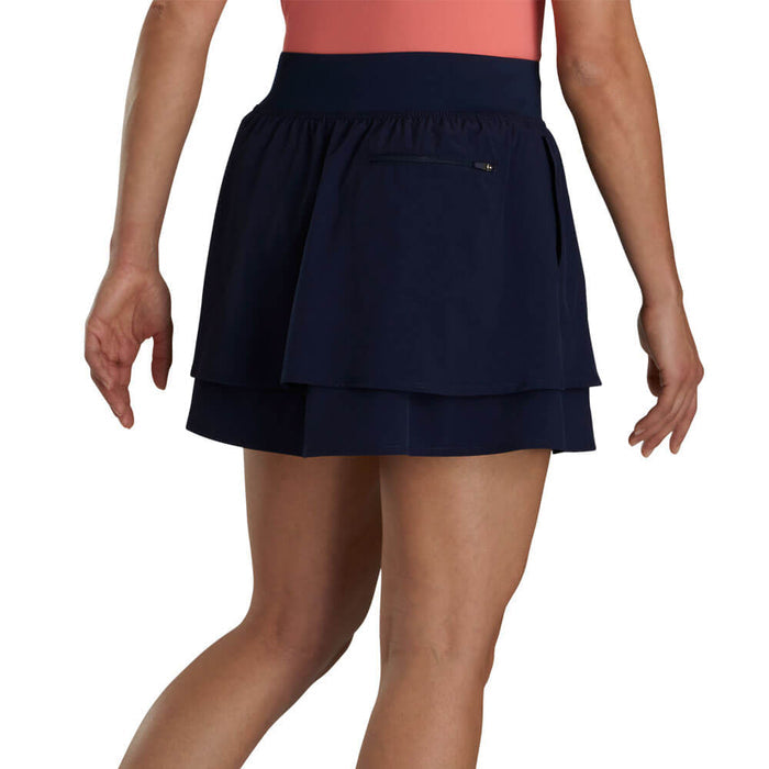 FootJoy Lightweight Woven Golf Skort Navy - SS26 Women