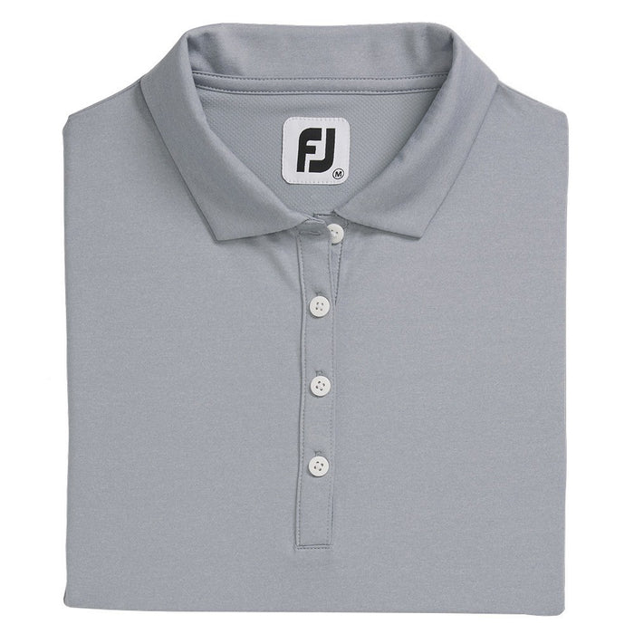 FootJoy Longsleeve Sun Protection Golf Polo Heather Gray - FA21 Women