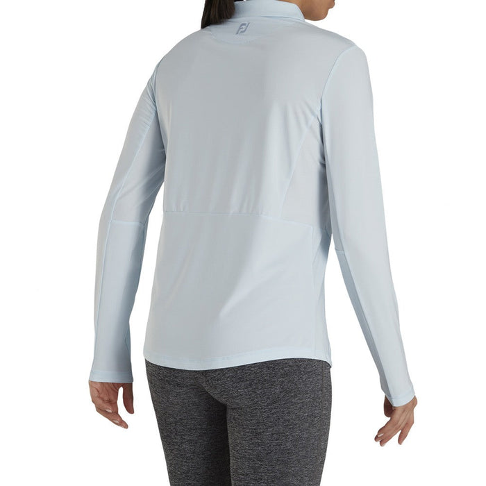 FootJoy Longsleeve Sun Protection Golf Polo Ice Blue - SS26 Women
