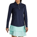 FootJoy Longsleeve Sun Protection Golf Polo Navy - SS26 Women