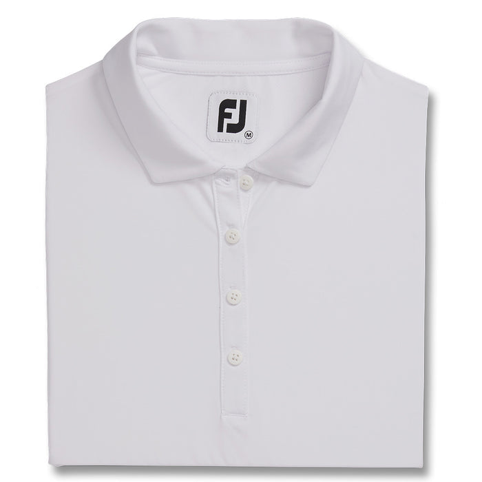 FootJoy Longsleeve Sun Protection Golf Polo White - SS26 Women