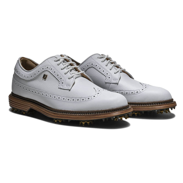 FootJoy Premiere Series - Marquis Golf Shoes White/White/Brown - SP26 Men