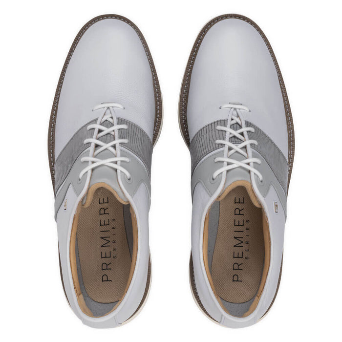 FootJoy Premiere Series - Packard Golf Shoes White/Steel Gray/Gunmetal - FA26 Men