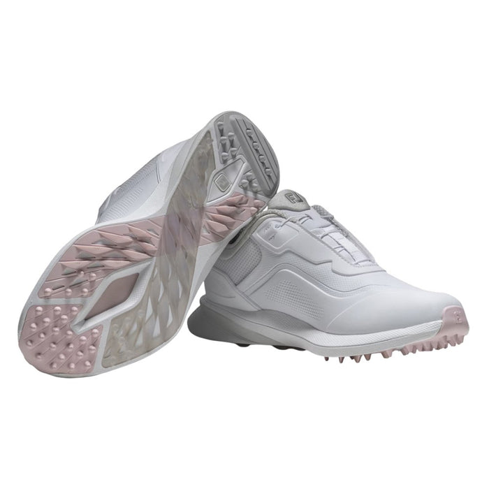 FootJoy Pro/SL BOA Spikeless Golf Shoes White/Pink - SP26 Women