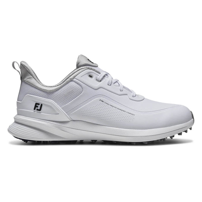 FootJoy Pro/SL Spikeless Golf Shoes White/White/Grey - 26 Men