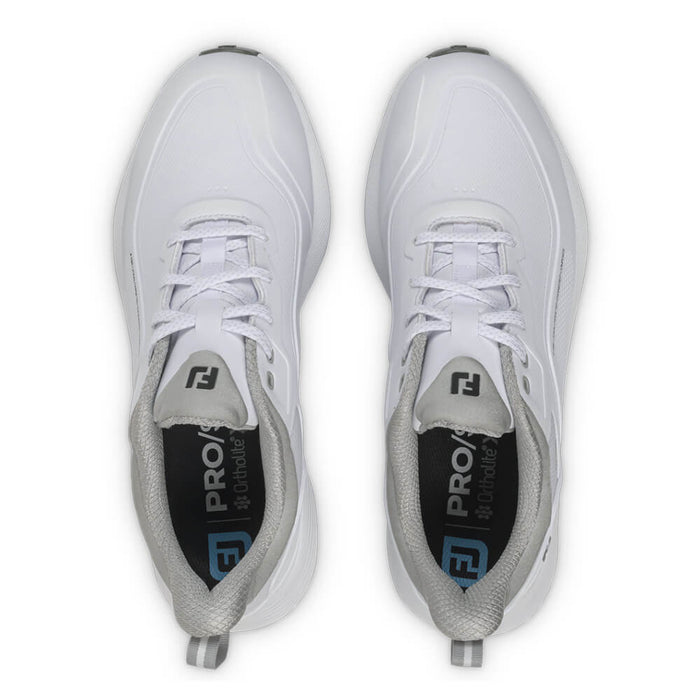 FootJoy Pro/SL Spikeless Golf Shoes White/White/Grey - 26 Men