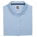 FootJoy Sleeveless Essential Golf Polo Blue Houndstooth - SS22 Women