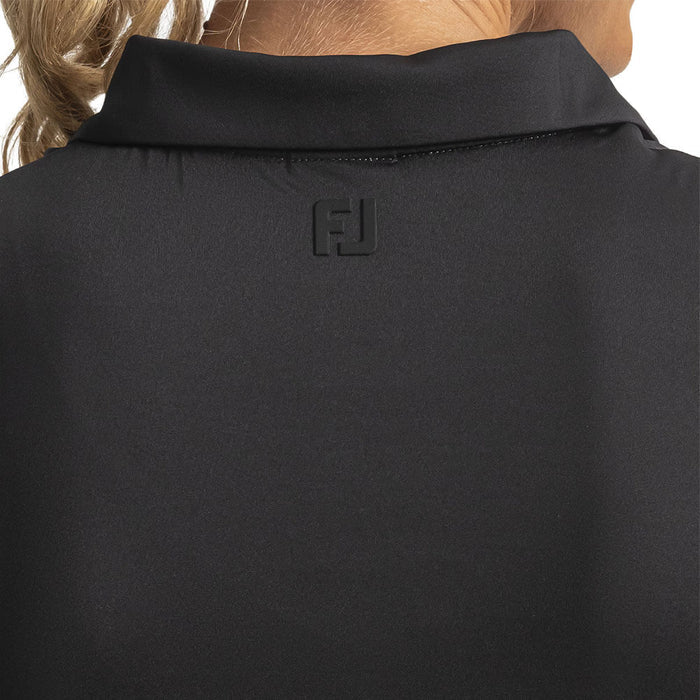 FootJoy Sleeveless Lisle Golf Polo Black - SS26 Women