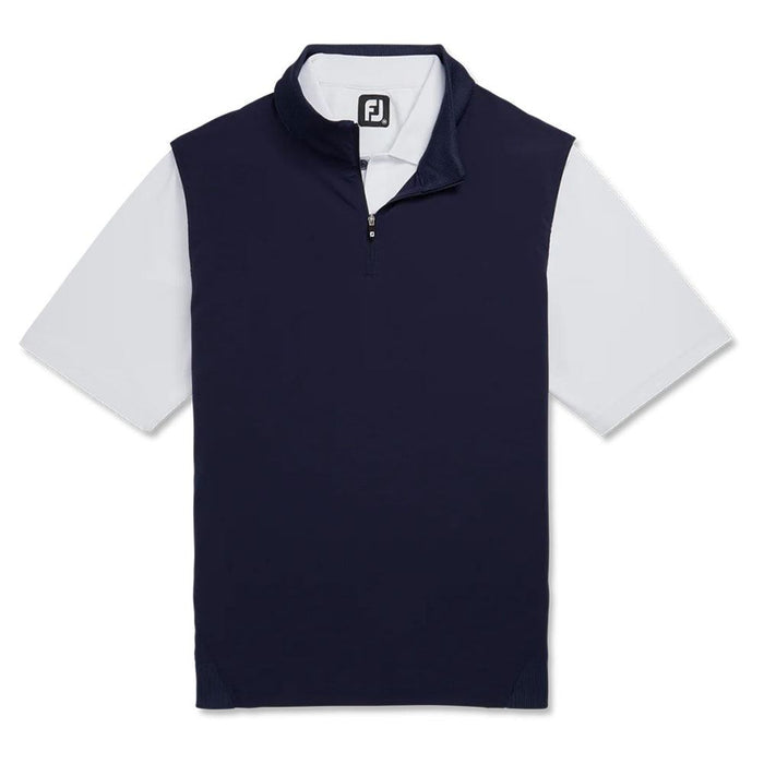 FootJoy Stretch Woven Knit Accents Golf Vest Navy - SS23