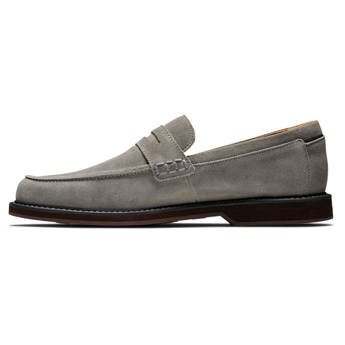 FootJoy Suede Loafer Casual Shoes Gray - 24 Men