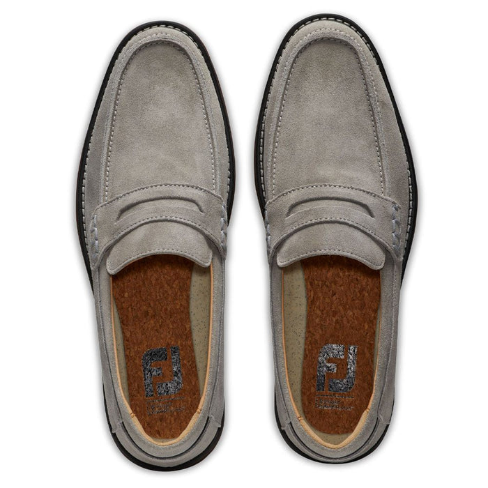 FootJoy Suede Loafer Casual Shoes Gray - 24 Men