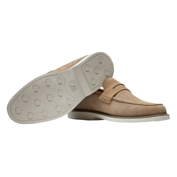FootJoy Suede Loafer Casual Shoes Taupe - 24 Men