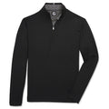 FootJoy Tonal Print Mid Layer Golf Pullover Black - FA23