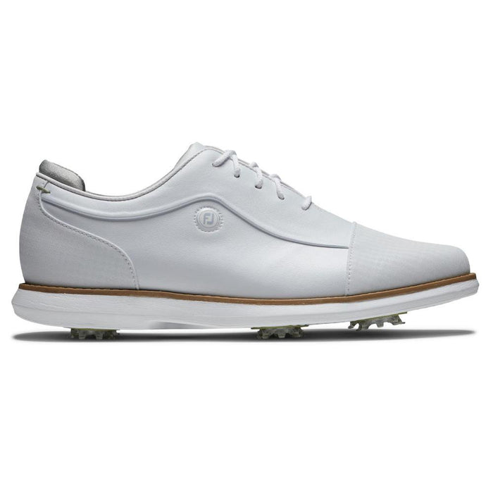 FootJoy Traditions Cap Toe Golf Shoes White - 24 Women