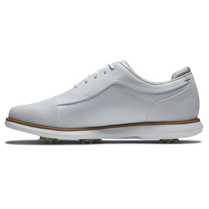 FootJoy Traditions Cap Toe Golf Shoes White - 24 Women