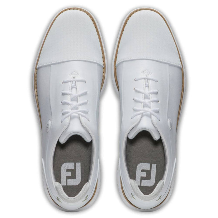 FootJoy Traditions Cap Toe Golf Shoes White - 24 Women