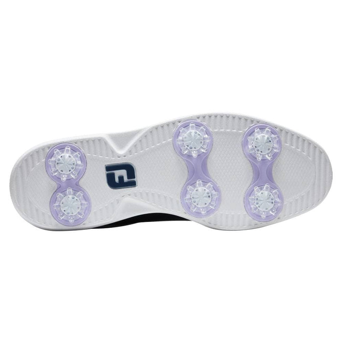 FootJoy Traditions Cap Toe Golf Shoes White/Navy/Purple - 24 Women