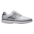 FootJoy Traditions Spikeless Golf Shoes Previous Season Style White/Silver - 24 Women