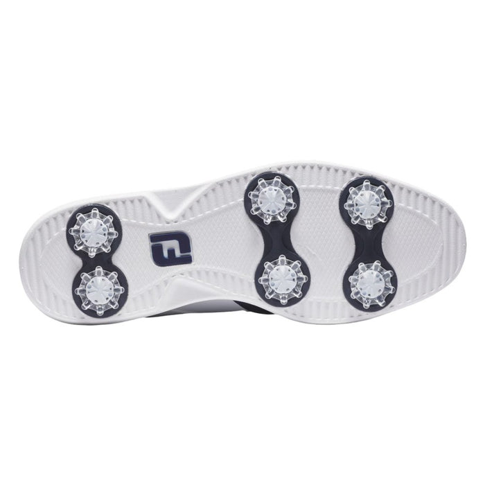 FootJoy Traditions Wing Tip Golf Shoes Previous Season Style White/Navy - 24 Women