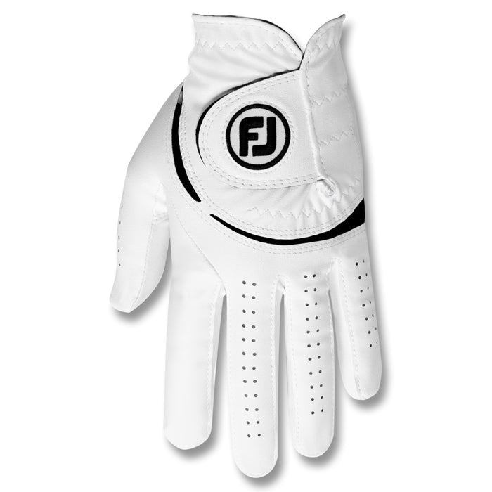 FootJoy WeatherSof Golf Glove White/Black - 26 Men