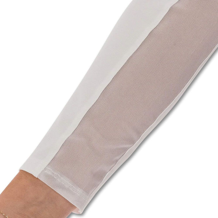 Foray Golf All New Core Longsleeve Golf Polo White/Black - 23 Women