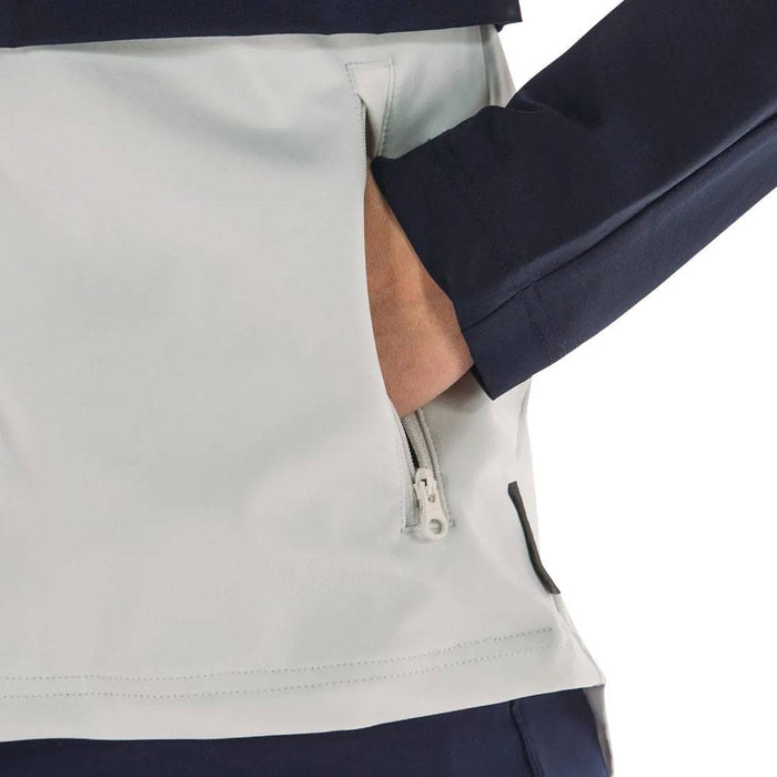 Foray Golf Double Layer Golf Jacket Navy/White - 23 Women