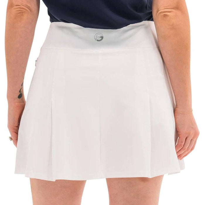 Foray Golf Pleated Golf Skirt White - 23 Women