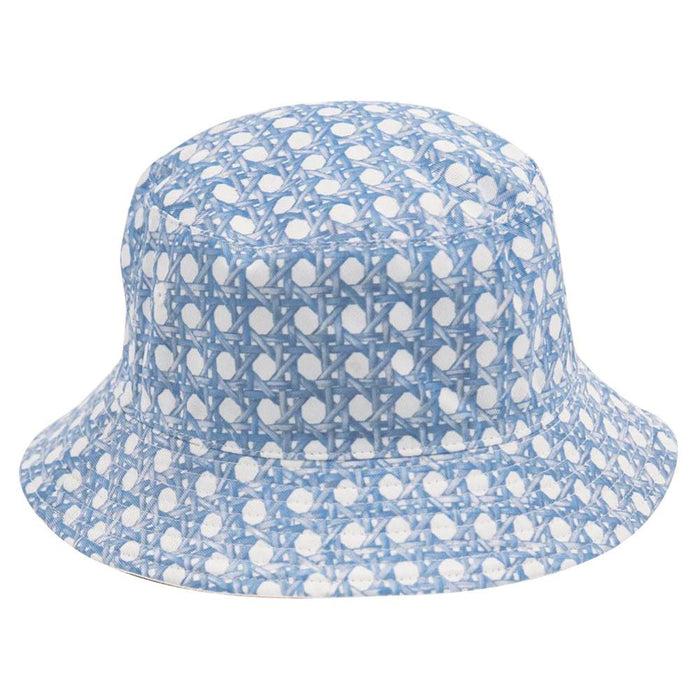 Foray Golf Reversible Printed Golf Bucket Hat Blue Rattan - 23 Women