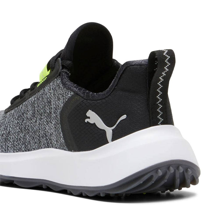 PUMA Fusion Crush Sport Junior Spikeless Golf Shoes Black/Electric Lime - 24 Boys