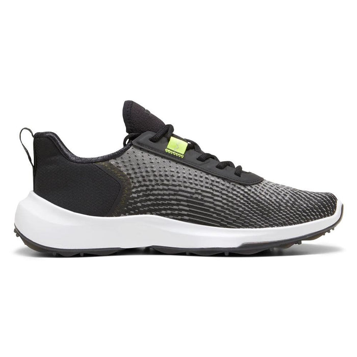 PUMA Fusion Crush Sport Spikeless Golf Shoes Black/Electric Lime - 24 Men