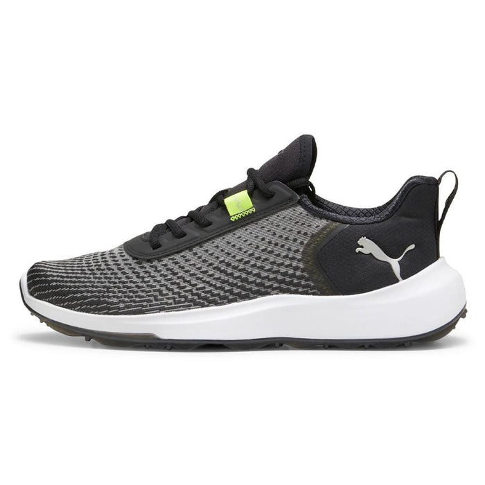 PUMA Fusion Crush Sport Spikeless Golf Shoes Black/Electric Lime - 24 Men