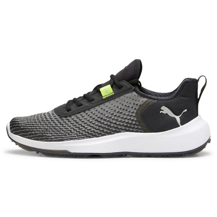 PUMA Fusion Crush Sport Spikeless Golf Shoes Black/Electric Lime - 24 Men
