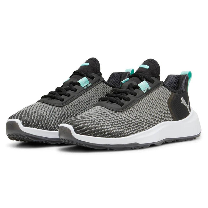 PUMA Fusion Crush Sport Spikeless Golf Shoes Black/Mint - 24 Women