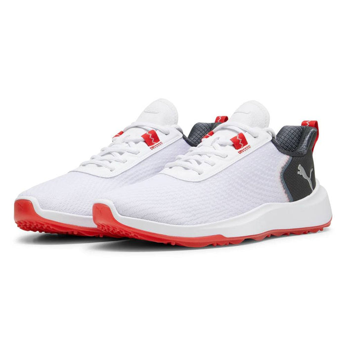 PUMA Fusion Crush Sport Spikeless Golf Shoes White/Dark Coal - 24 Men