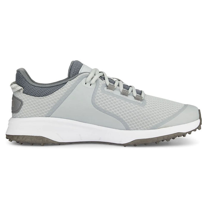 PUMA Fusion Grip Spikeless Golf Shoes Flat Light Gray/Silver/Quiet Shade - 24 Men