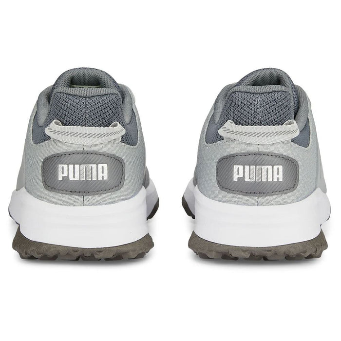 PUMA Fusion Grip Spikeless Golf Shoes Flat Light Gray/Silver/Quiet Shade - 24 Men