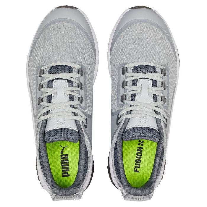 PUMA Fusion Grip Spikeless Golf Shoes Flat Light Gray/Silver/Quiet Shade - 24 Men